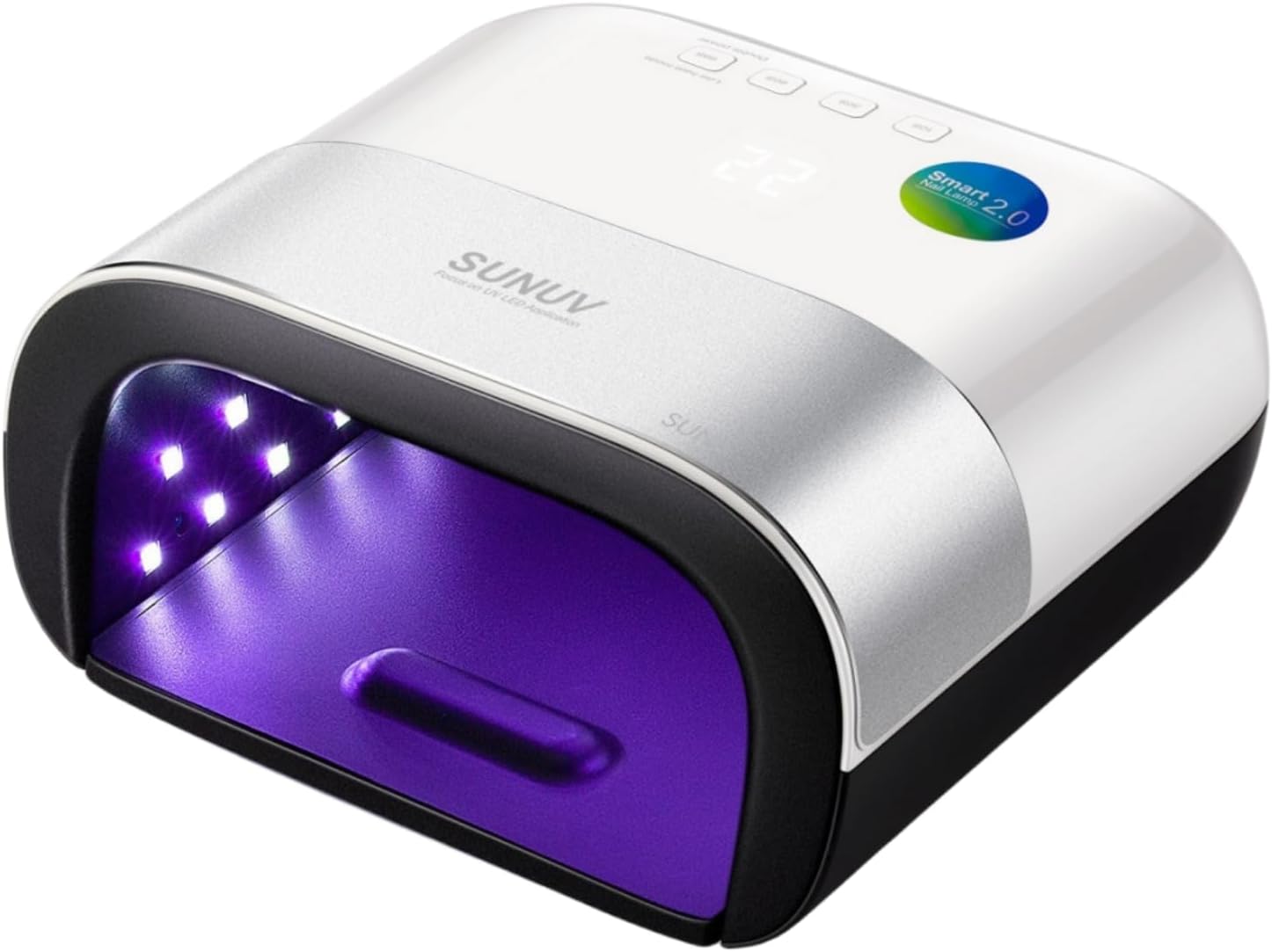 SUNUV Led Nail Lamp,Professional Nail Dryer for Gel Polish Curing Light Machine, with Automatic Sensor and LCD Display for Home and Nail Salon