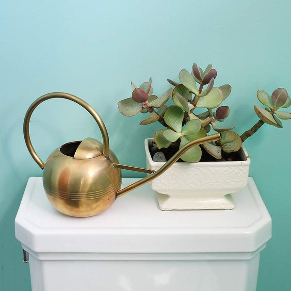 Achla Designs WC-01 Small Watering Can - Brass
