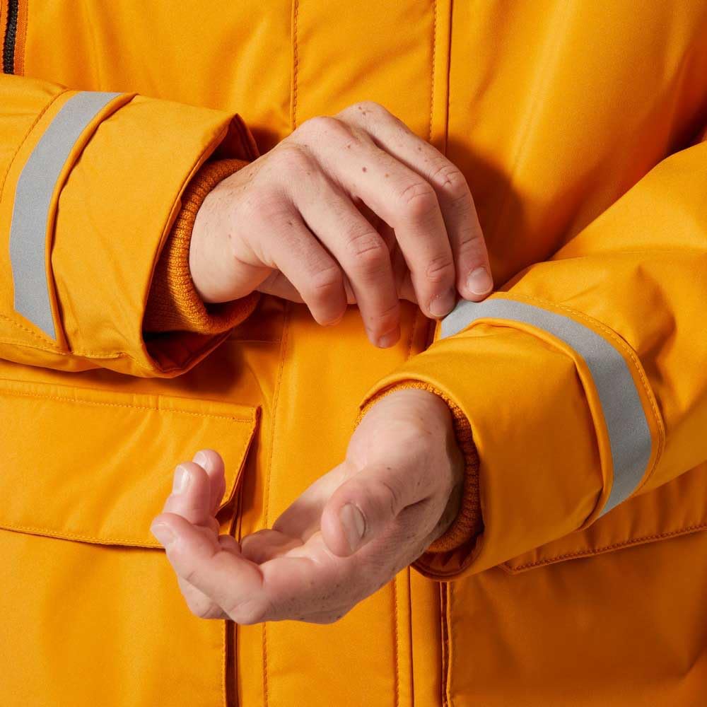 Helly Hansen Men's Reine Parka – Waterproof Insulated Parka with Adjustable Hood and Reflective Details