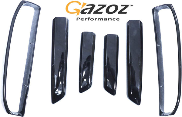 Gazoz Performance Front Bumper DYNAMIC Glossy Black Vent Trim UPGRADE for 17+ LAND ROVER DISCOVERY