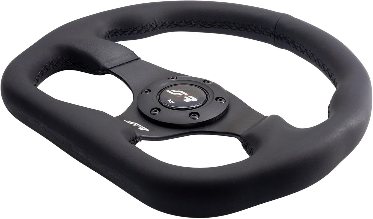 Simoni Racing Universal Steering Wheel 'Need for Speed' - Black Ecoleather - Diameter 330mm