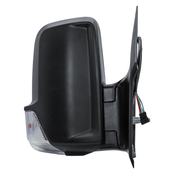 Driver Right Side Door Wing Mirror O/S Electric and Heated Short Arm Black Cover For Mercedes Sprinter VW Crafter 2006 to 2018