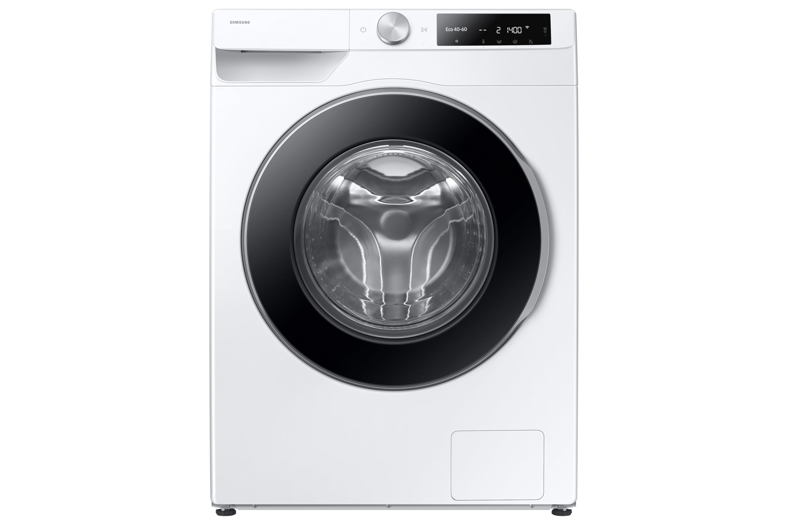 Samsung Series 6 AI Energy Washing Machine, 9kg, 1400rpm, White, WW90DG6U25LEU1