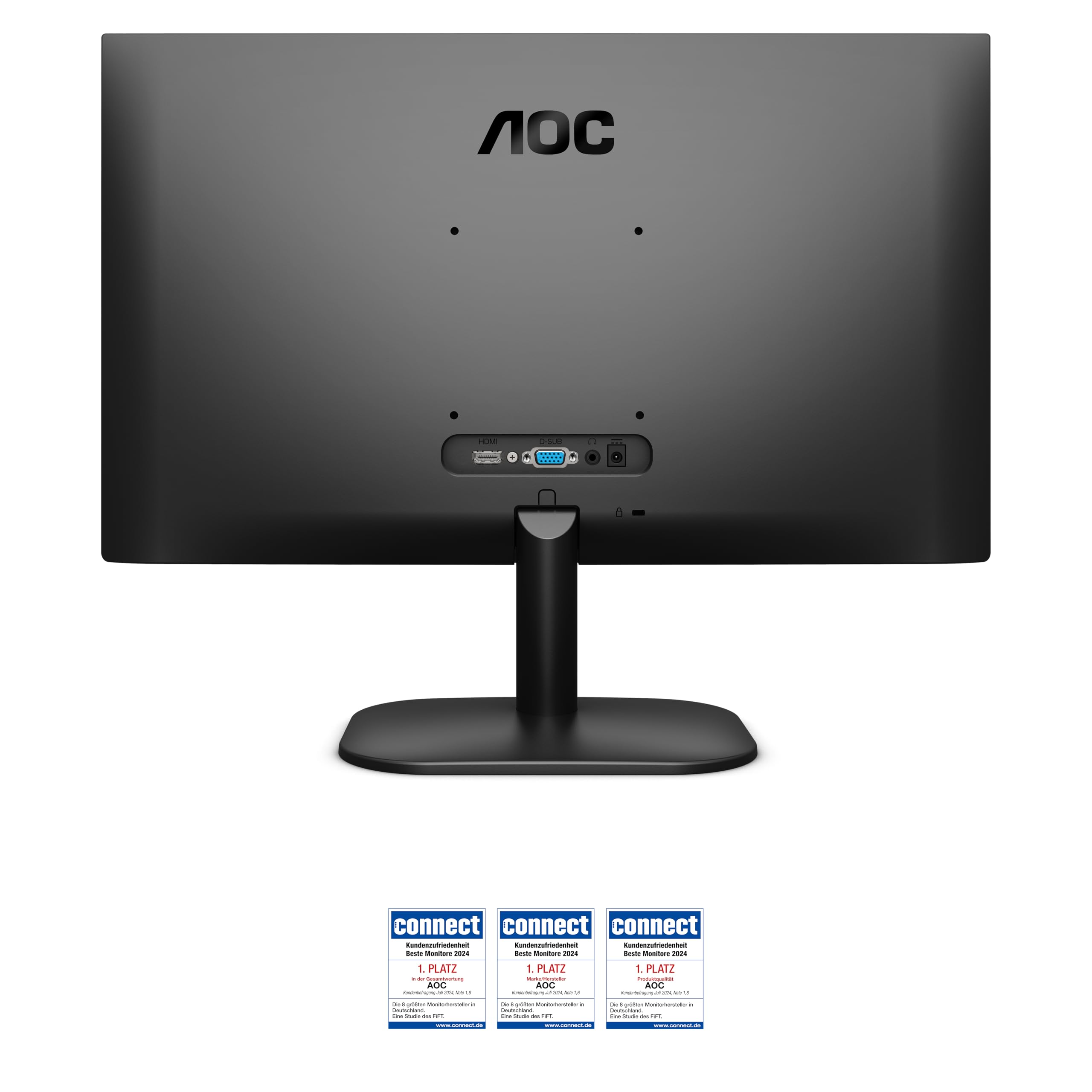 AOC 27B3CA2 - 27 Inch FHD Monitor, 100Hz, IPS, Speakers, USB-C Connectivity, FlickerFree, Adaptive Sync, LowBlue (1920 x 1080, 250 cd/m2, HDMI 1.4 / USB-C 65W Power delivery)