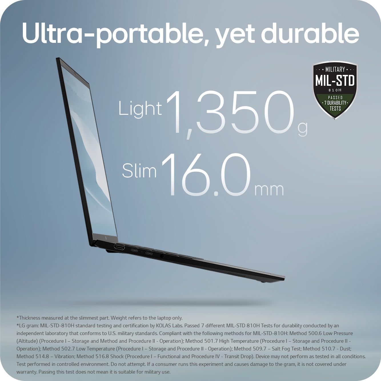 LG gram 16Z90TL - 16 Inch 2.5K IPS Ultra-Lightweight Laptop, Intel Core Ultra 7 256V 47TOPS NPU - EVO Edition, 16GB RAM, 1TB SSD, Windows 11 Home, gram Hybrid AI, Copilot+ PC, Black (2025)