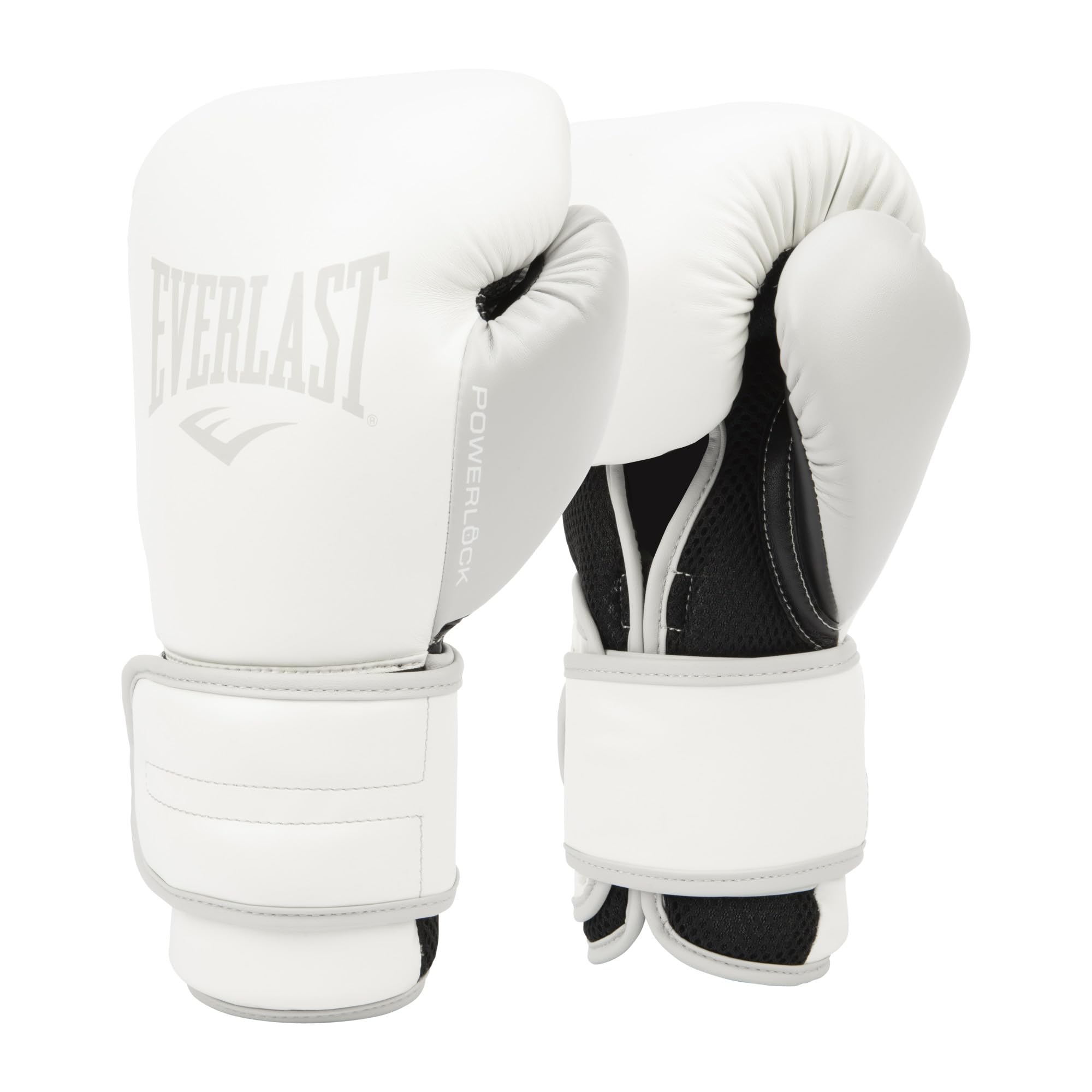 EVERLAST Powerlock 2R Training Gloves - White - 12oz