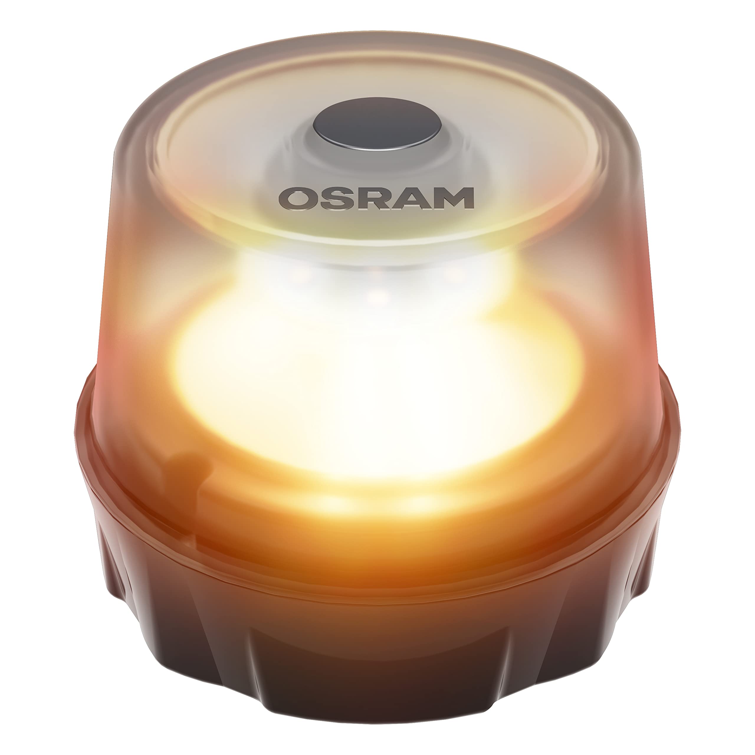 OSRAM LEDSL102 Ledguardian Road Flare Sign V16 Emergency Light for Cars, Breakdown Light, Car Emergency Beacon, Round Safety Warning Light for Vehicles and Motorcycles
