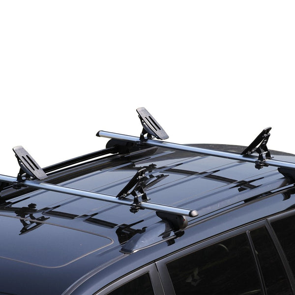 ASMSW 165 LB Kayak Roof Rack Saddles Universal Canoe Boat Carrier 4PCS Black, includes 2?Tie down Straps Top Mounted on Car SUV Crossbar Fit in Width