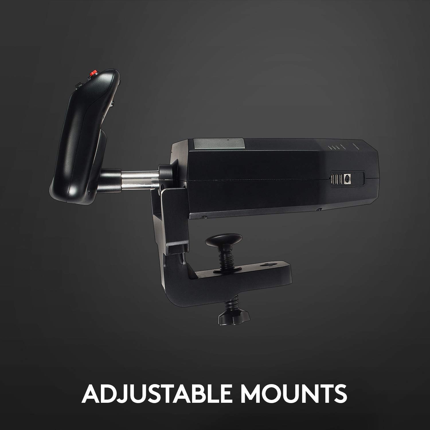 Logitech G Saitek PRO Flight Yoke System, Professional Simulation Yoke and Throttle Quadrant, 3 Modes, 75 Programmable Controls, Configurable Throttle Knobs, Steel Shaft, USB, PC - Black