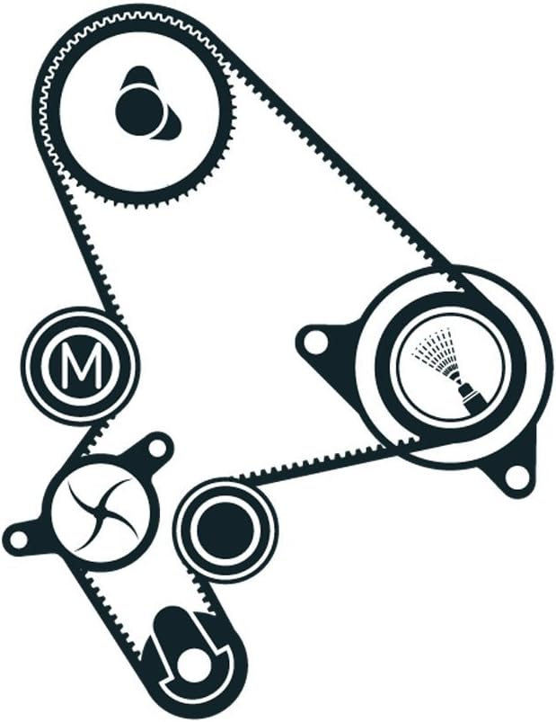 SKF VKMC 03248 Timing belt and water pump kit