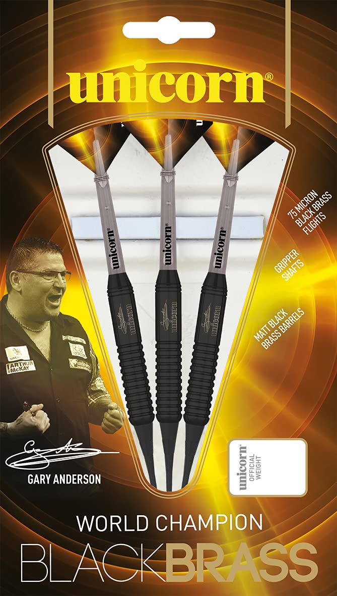 Unicorn Unisex Brass Gary Anderson Soft Tip Darts