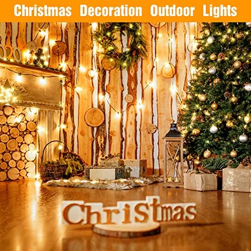 GLUROO Outdoor LED String Lights Mains Powered 45.7M/150FT,Garden Festoon Lights with 75+2 G40 Plastic Bulbs,Waterproof Connectable Hanging Lights for Patio,Porch,Christmas Party