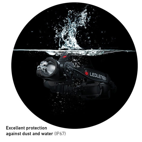 Ledlenser H15R Core - Rechargeable Outdoor LED Head Torch, Super Bright 2500 Lumens Headlamp, 250 Meter Focus, Professional Head Torch Rechargeable, Up to 80 Hours Running Time