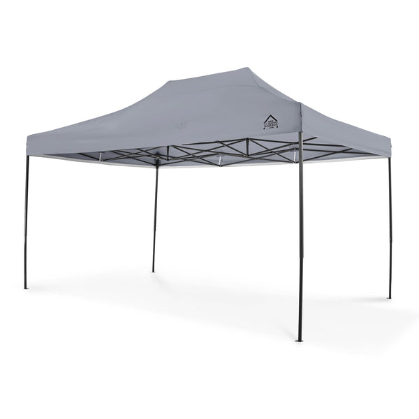 All Seasons Gazebos 3x4.5 Fully Waterproof Pop up Gazebo With Accessories - Metallic Grey