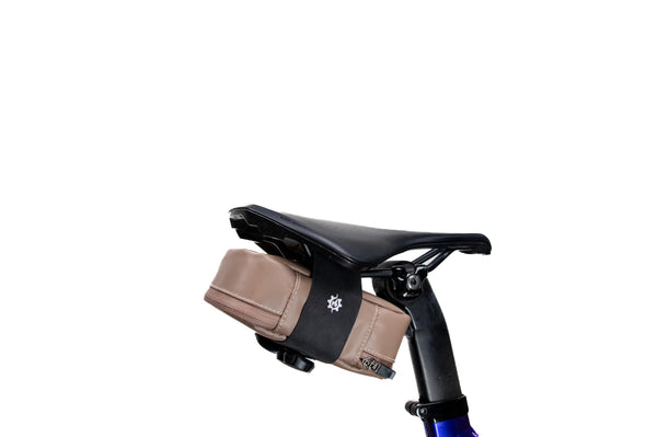 Lumiere & Co. Falcon Magnetic Bike Saddle Bag – 0.69L | 6" x 3.5" x 2" | Sleek Minimalist Brick Design, Fast Magnetic Buckle Attachment | Road Cycling–Specific Bike Seat Bag (Black, Large)