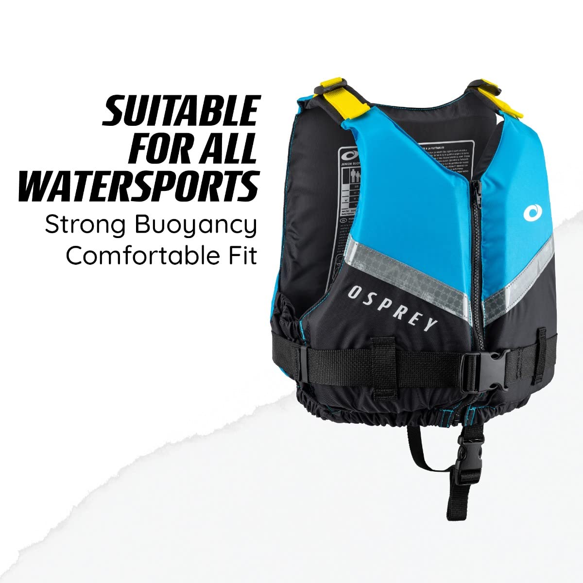 Osprey Kids Buoyancy Aid | Junior 50N Waterproof Buoyancy Vest for Watersports, Kayaking, Paddle Boarding, Watersports, Multiple Colours