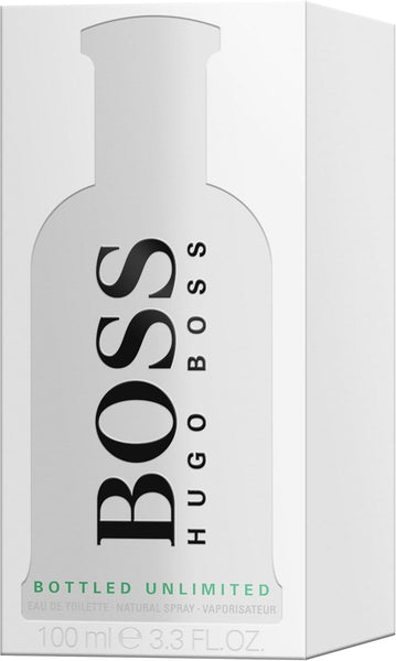 BOSS Bottled Unlimited - Eau de Toilette for Him - Aromatic Fragrance With Notes Of Iced Violet Leaves, Pineapple, Sandalwood, Musk - Medium Longevity - 100ml