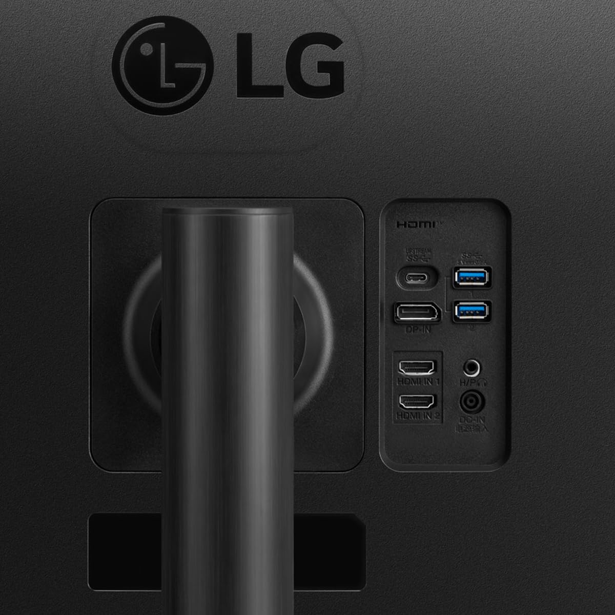 LG Electronics Curved UltraWide Monitor 34WR55QK, 34 inch, 1440p, 100Hz, 5ms Response Time, VA Panel, Smart Energy Saving, USB-C (65W Power Delivery), Displayport, HDMI