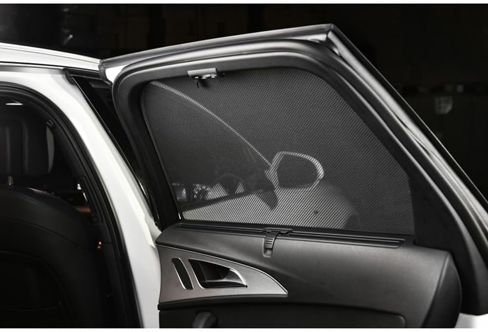 CAR SHADES Set (rear side doors) compatible with Toyota Hilux VII Facelift Double Cab 2011-2015 (2-pieces)