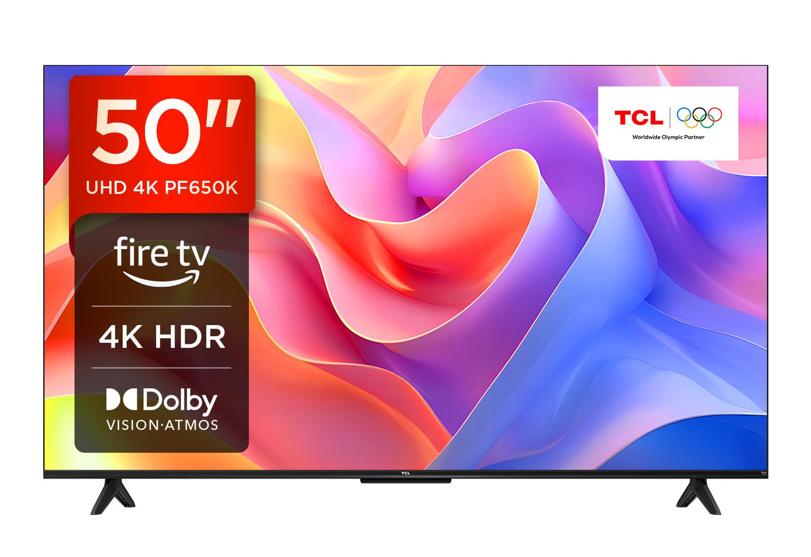 TCL 32SF540K 32-inch FHD Smart Television - HDR & HLG-Dolby Audio-DTS Virtual X/DTS-HD-Metal Bezel-less-Dual-band Wifi 5-with Fire OS 7 system