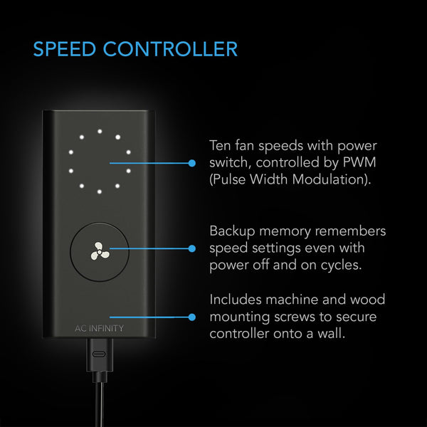 AC Infinity CLOUDLINE S4, 4? Inline Duct Fan, Quiet & Energy Efficient, 205 CFM, 28 dBA, Compatible with AV Equipment
