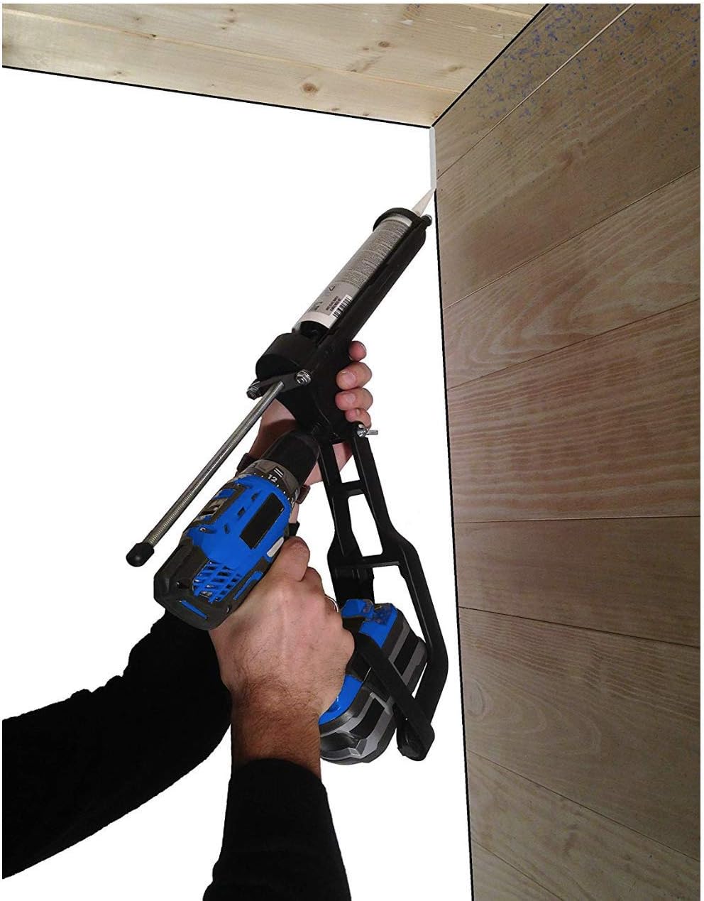 TIVOLY - T-Gun F300 Cartridge Gun - Can be Fitted to Drill and Screw Guns - for Ø 1,96" - 10,48 fl oz cartridges