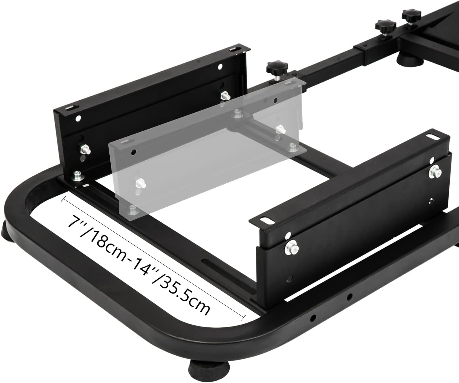 Anman Racing Wheel Cockpit Steering Wheel Stand With Seat Gaming Simulator Cockpit Adjustable Fit For Logitech G25 G27 G29 G920 G923 Thrustmaster T80 T150 NOT Include Wheel Shifter and Pedals