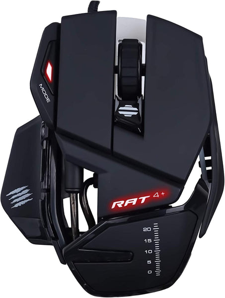 MAD CATZ R.A.T. 8+ Gaming Mouse (USB/Black/16000dpi/11 Buttons) - MR05DCINBL000-0