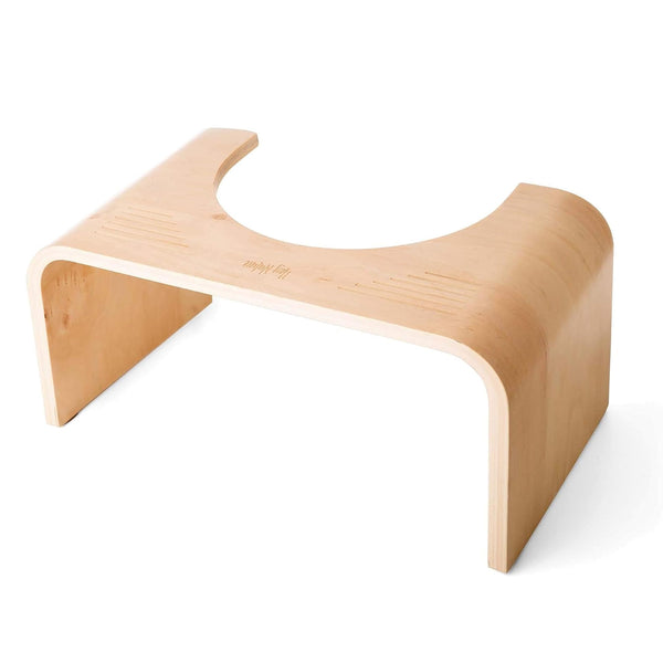 Hey Nature HOCA Wooden Toilet Stool, Medically Tested Poop Stool for Adults, Made of FSC Wood, Bathroom Stool Against Haemorrhoids, Constipation, IBS
