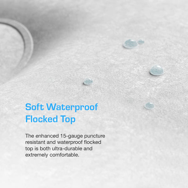 Active Era Premium Single Inflatable Mattress | Airbed for Home with Built-In Pump | 3 Min Self Inflating Blow Up Bed | Flocked Surface & Puncture Resistant Air Bed for Guests & Camping 187x99x53cm