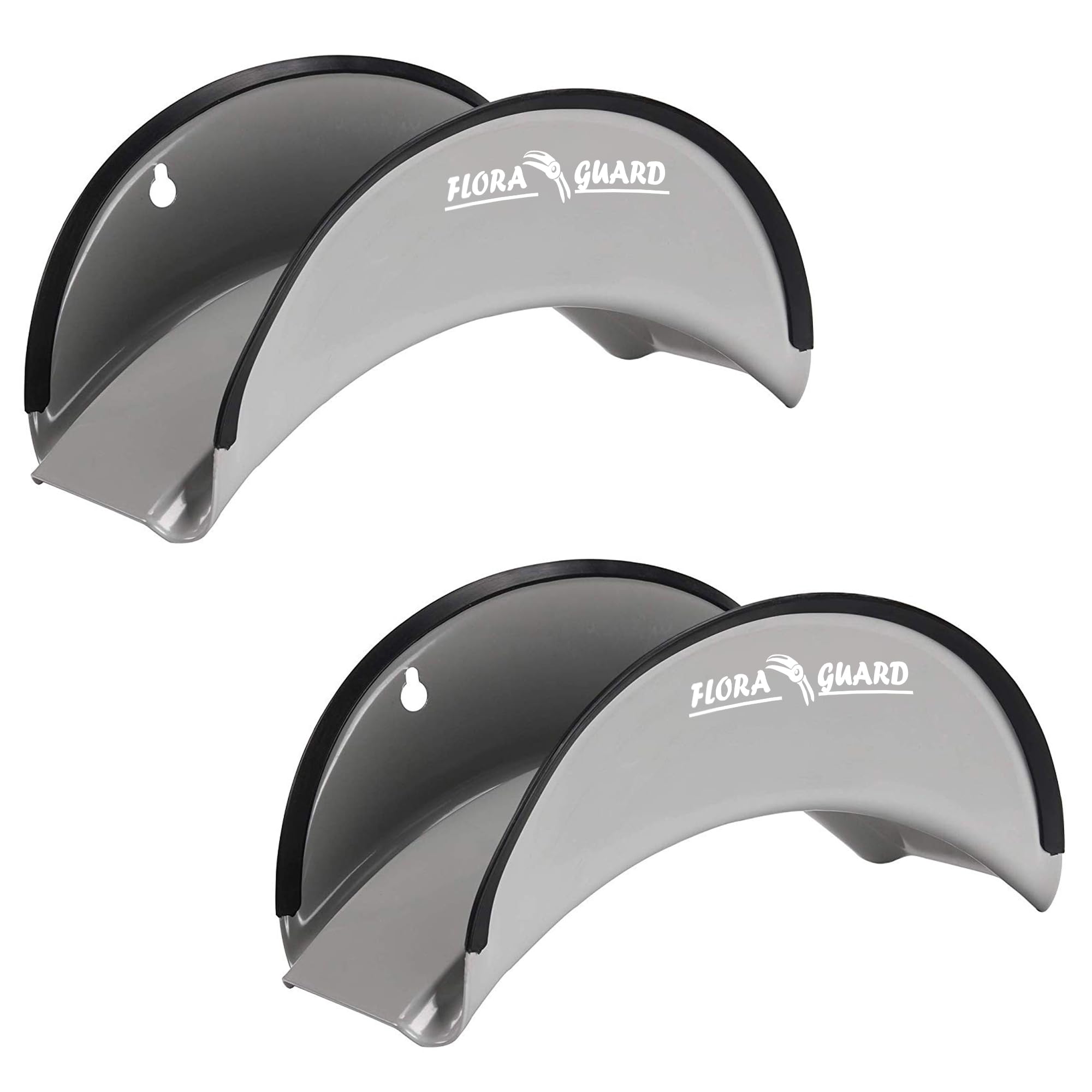 FLORA GUARD Garden Wall Mounted Hose Reel 20+2m, Heavy Duty Hose Reel Wall Mount, 9 Pattern Nozzle, Supplied with Nozzle, Fittings and Fixings