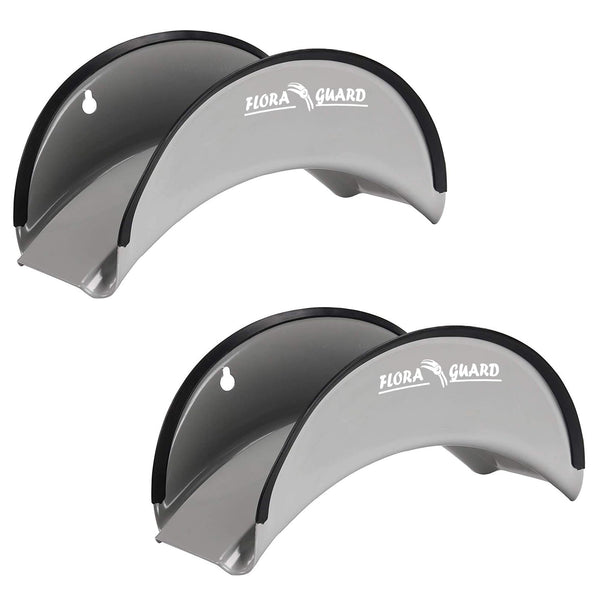 FLORA GUARD Garden Wall Mounted Hose Reel 20+2m, Heavy Duty Hose Reel Wall Mount, 9 Pattern Nozzle, Supplied with Nozzle, Fittings and Fixings