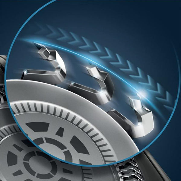 Philips Shaver Series 7000 - Wet & Dry Mens Electric Shaver with SkinIQ Technology, Pop-up Trimmer, Charging Stand, Travel Case, 1 x Quick Clean Pod and 4 x Quick Clean Cartridges (Model S7885/63)