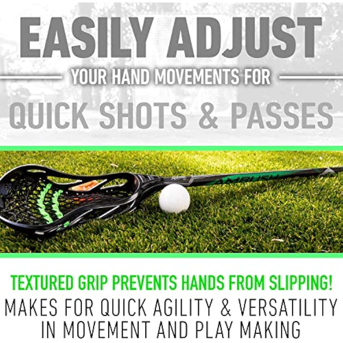 Franklin Sports Ambush Men's + Women's Lacrosse Sticks - Adult + Youth Aluminum Lax Sticks - Boys' + Girls' Game + Training Lacrosse Sticks - Standard + Mini Lax Stick for Kids + Adults