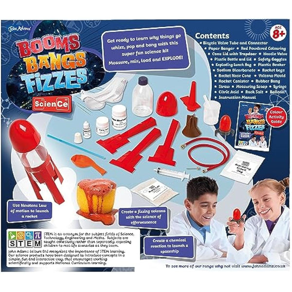John Adams | Booms Bangs Fizzes: 10 Explosive Experiments | Kids Science | STEM/ STEAM | Ages 8+