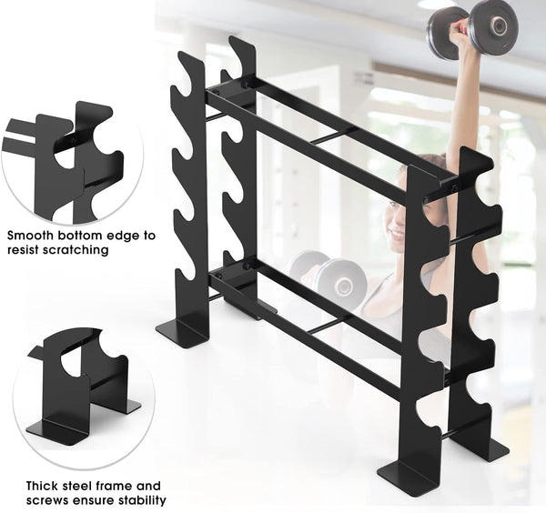 WINNOW Dumbbell Rack Home Gym Weight Rack Dumbbell Storage Rack Multi-layer Weights Holder