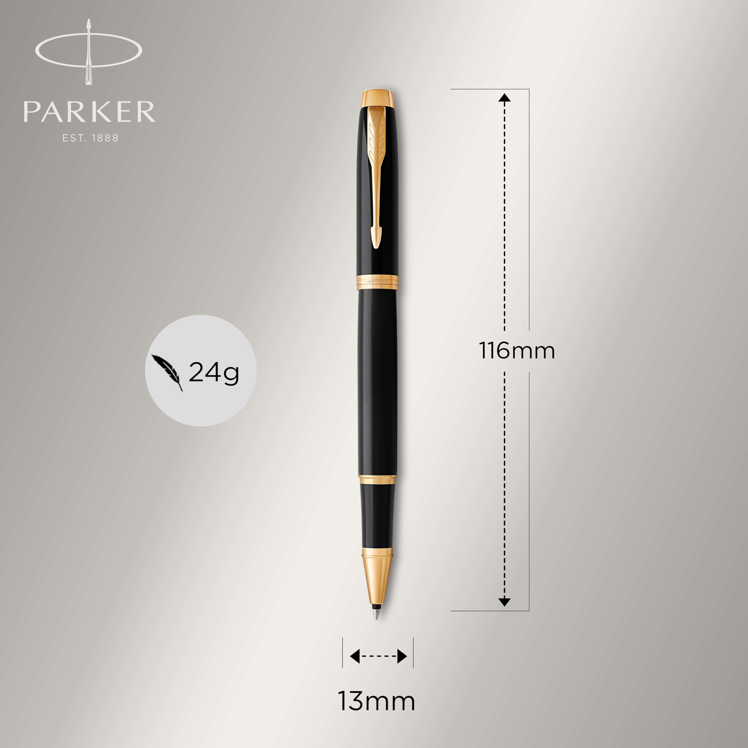 Parker IM Ballpoint Pen | Dark Espresso with Medium Point Blue Ink Refill | Gift Box