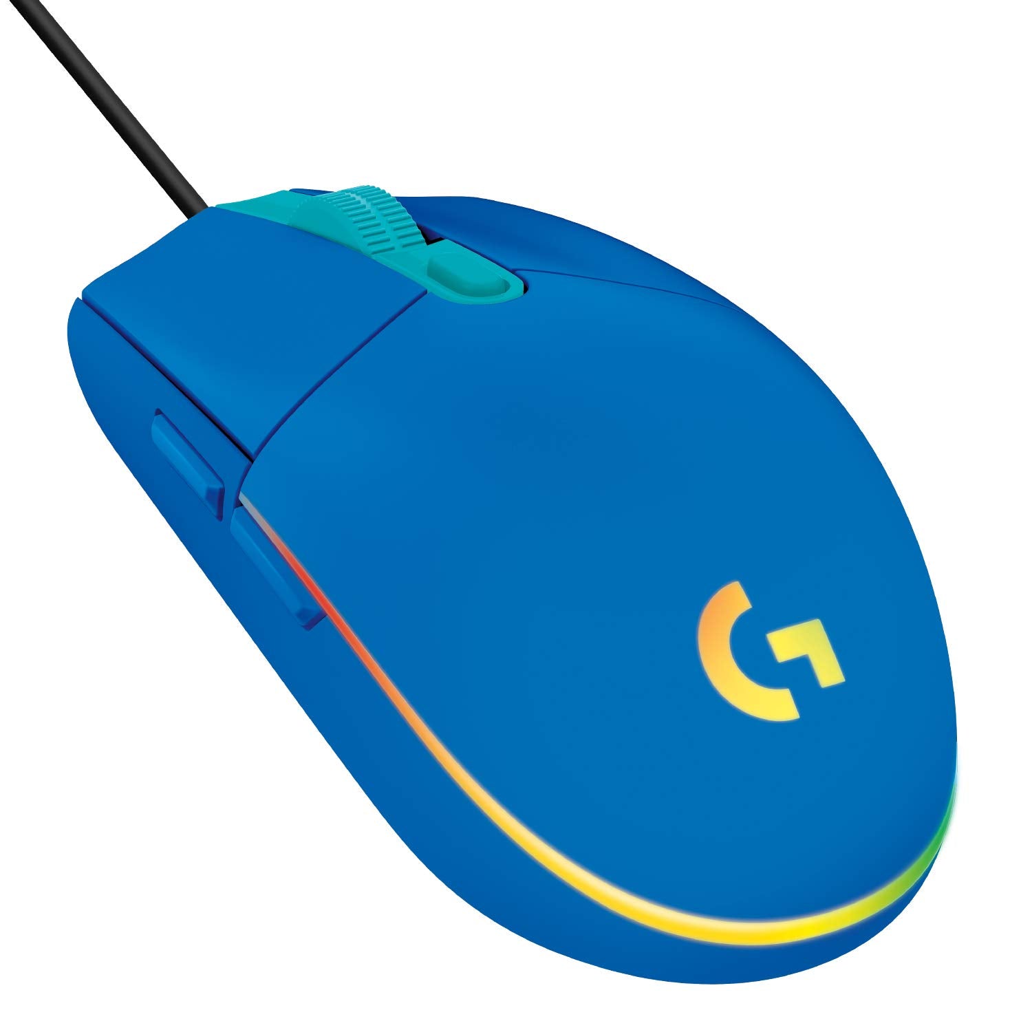 Logitech G203 LIGHTSYNC Gaming Mouse with Customizable RGB Lighting, 6 Programmable Buttons, Gaming Grade Sensor, 8K DPI Tracking, Lightweight - Lilac