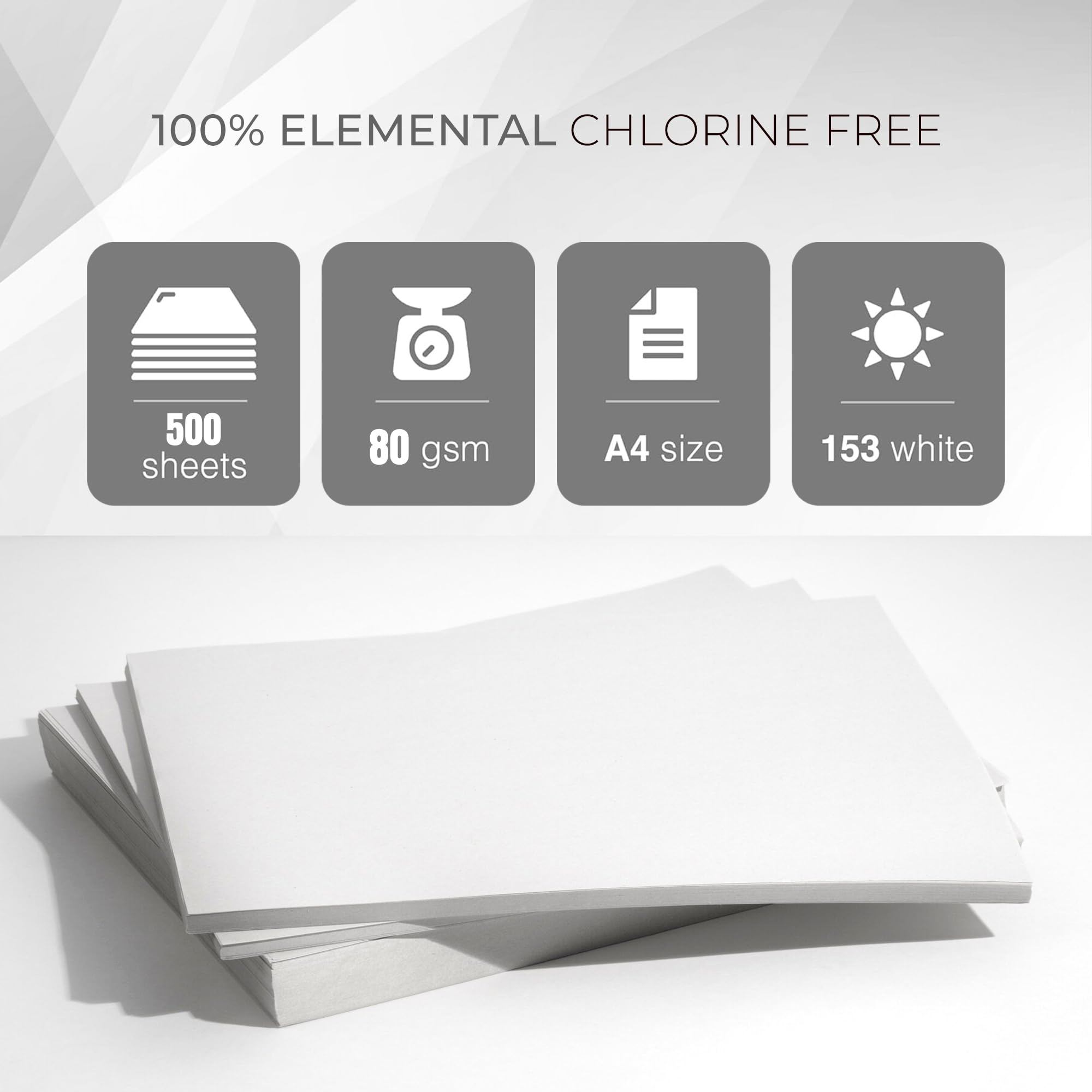 Multi-Purpose A4 Printer Paper, White, 80gsm, 500 Sheets – Compatible A4 Paper with Inkjet, Laser Printers & Copiers, Perfect for Home & Office Use (500 Sheets)