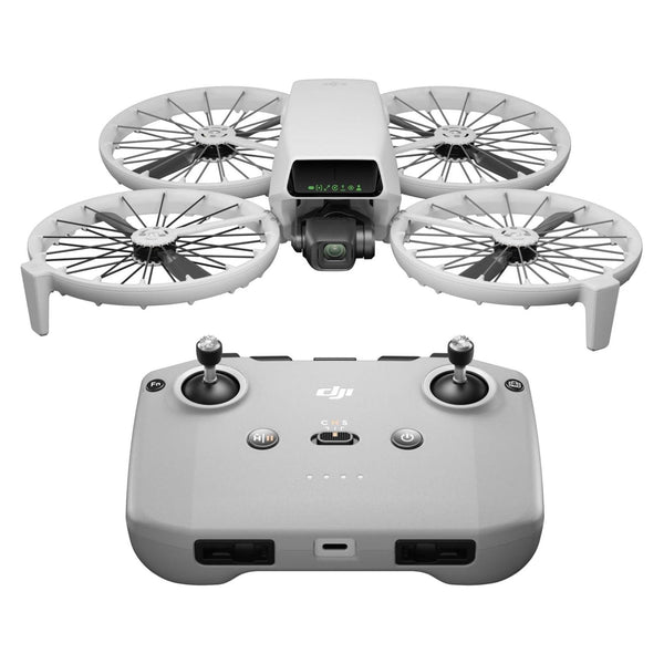 DJI Flip With RC 2 Screen Remote Controller, Follow Me Drone With 4K UHD Camera for Adults, Under 249 g, 3-Axis Gimbal Stabilization, 13km Video Transmission, Palm Takeoff, 31-Min Flight Time