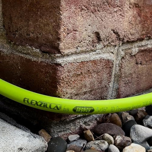 Flexzilla HFZPW426050Q-E 4200 PSI, 50' Pressure Washer Hose, Green, 3/8 in. x 50 ft