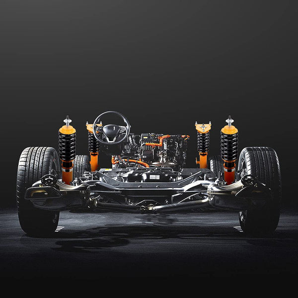 maXpeedingrods Height Adjustable Coilover Lowering Spring Shock Absorber Kit for S R53 Mk I (2002-2006)