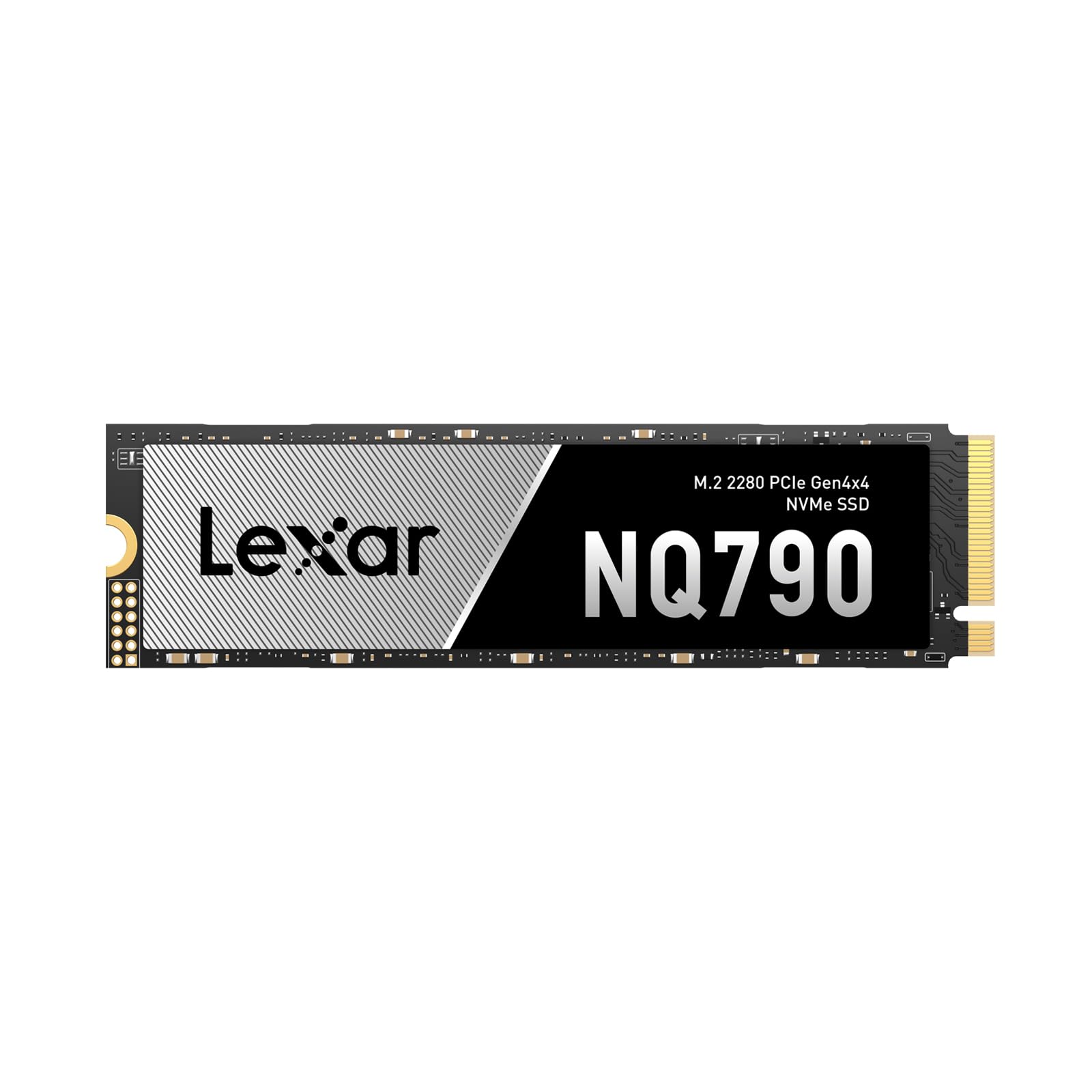 Lexar 512GB SSD Professional NM800PRO with Heatsink, M.2 2280 PCIe Gen4x4 NVMe 1.4 Internal SSD, Up to 7450MB/s R, High Performance Internal Solid State Drive for PS5, Hardcore Gamers, Professionals