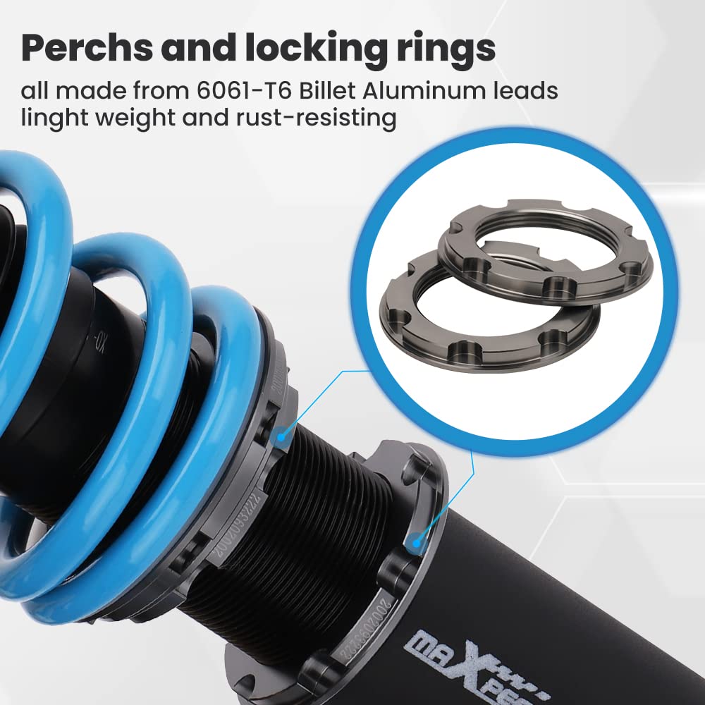 maXpeedingrods Coilovers Lowering Kit for Mazda MX5 MX-5 NA NB 1990-2005 Adjustable Hight Struts Shock Absorber Suspension