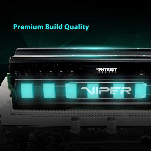Patriot 16GB(2x8GB) Viper III DDR3 1866MHz (PC3 15000) CL10 Desktop Memory With Black Mamba Heatsink - PV316G186C0K