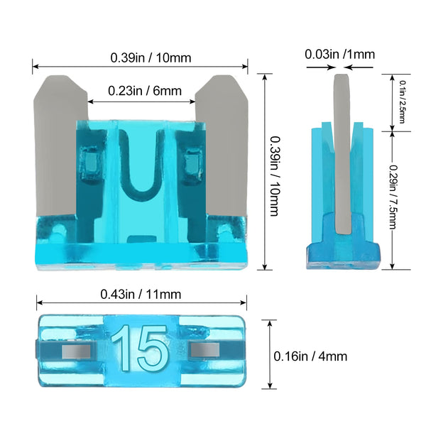 JOREST 300Pcs Car Fuses Assorted Kit, 160 Mini Blade Fuses Automotive + 90 Standard Mixed Fuses + 50 Micro Fuse Set + Fuse Puller – for RV Truck Motorcycle(2Amp 3A 5A 7.5A 10A 15A 20A 25A 30A 35A 40A)