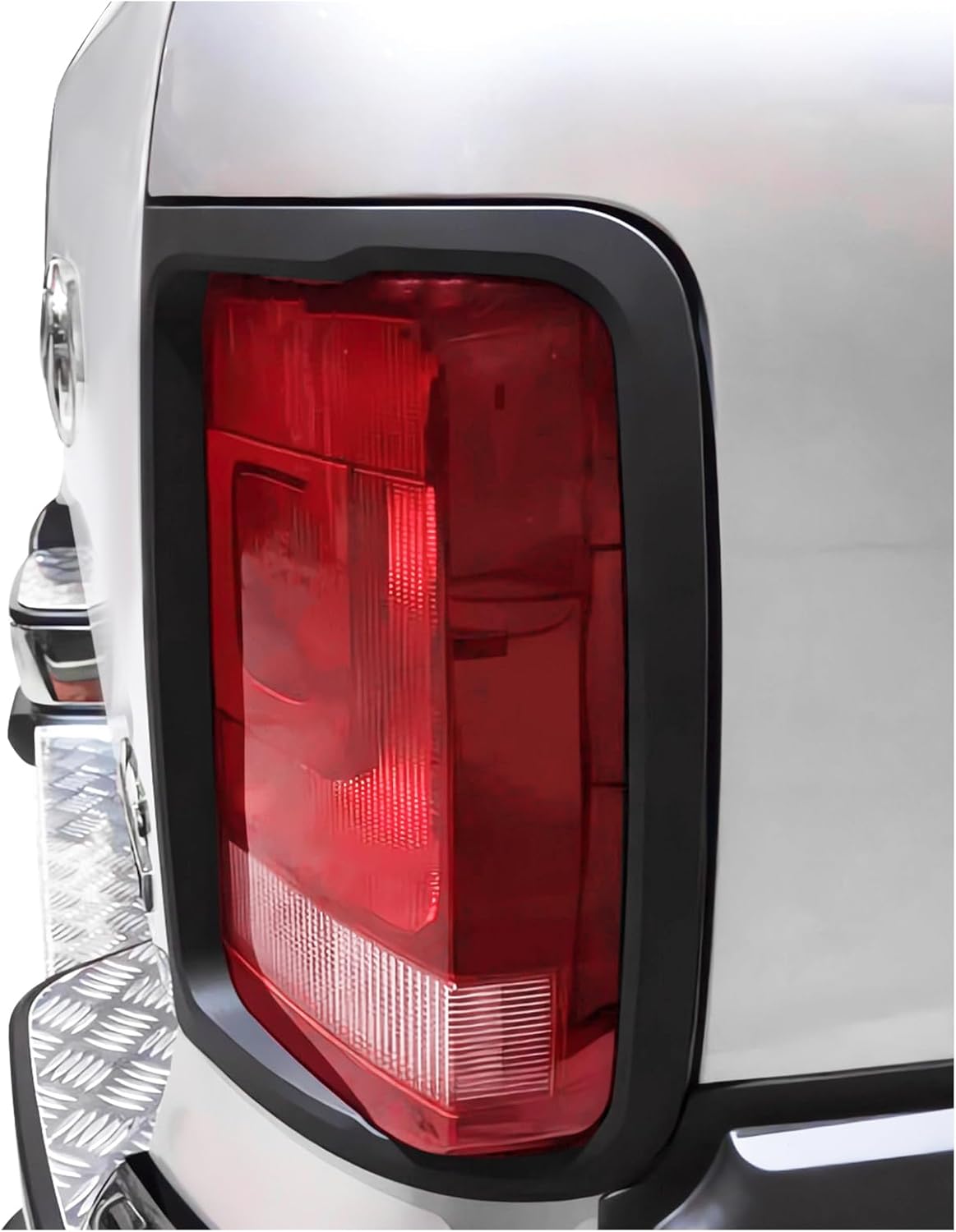 JHCHAN Headlight, Taillight Guard for VW Amarok Accessories 2011-2022 V5 V6 Aventura Atacama Canyon Highline Startline Trendline Front and Rear Light Kits Surround Trims Cover External Black Protector