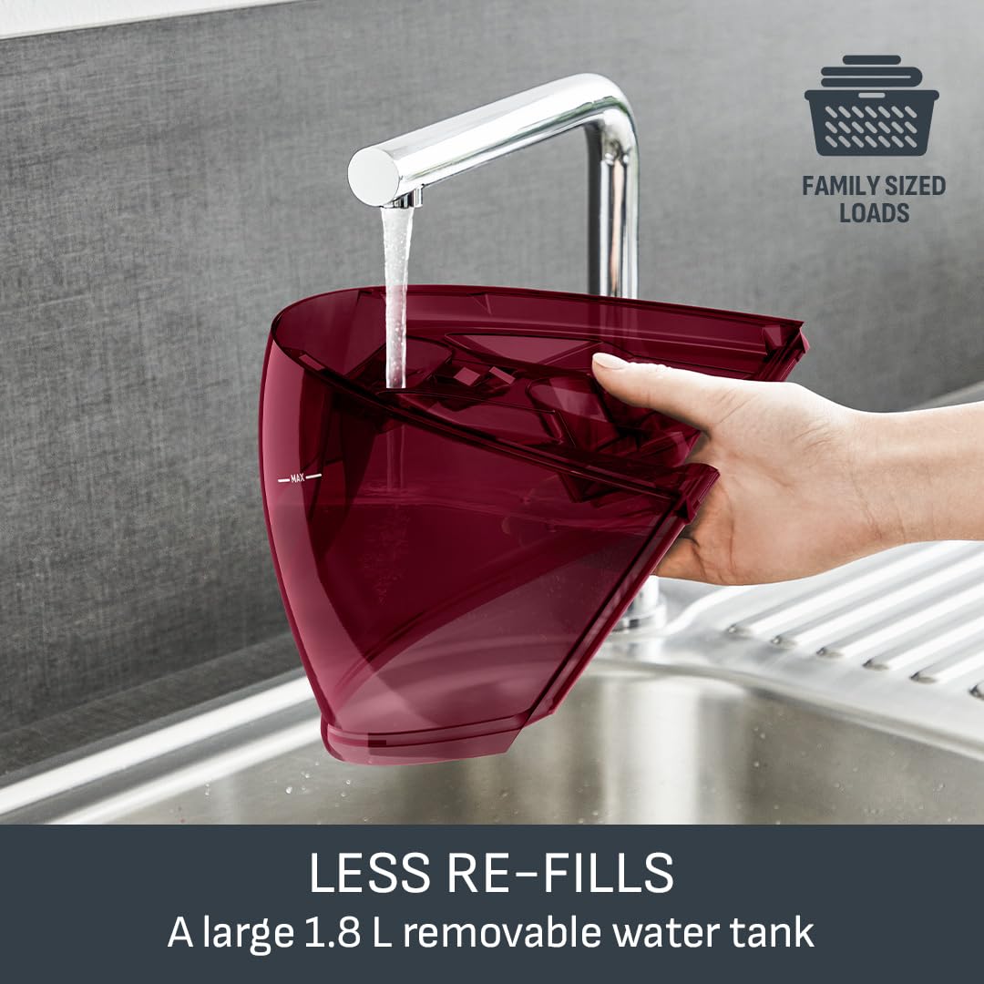 Tefal ProExpress Protect Steam Generator Iron, 7.5-Bar High Pressure, 560g/min Steam Boost, 135g/min Steam Output, No-Setting Technology, Anti-Drip Protection, 1.8 Litre, Blue & White,GV9224