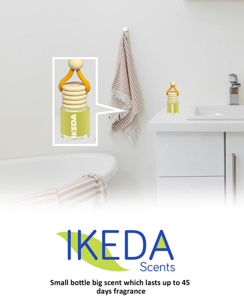 Ikeda scents Ikeda Car Air Fresheners | Automotive Hanging Pendant | Auto Perfume Diffuser with Real Oil | Strong and Long Last Fragrance | Fresh Smell Cover Odours | Car Accessories for Men Women