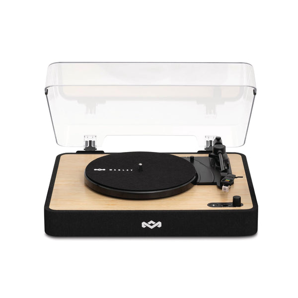 House of Marley Revolution Wireless Turntable - Bluetooth Record Player, 3-Speed Sustainably Made Vinyl Player, Easy Set Up Home Turntables for Vinyl Records with Dust Cover, Audio-Technica Cartridge